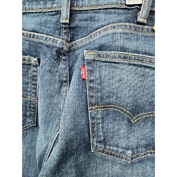 Levi's 505 Denim Jeans Mens size 38x32 Dark wash - Picture 4 of 8